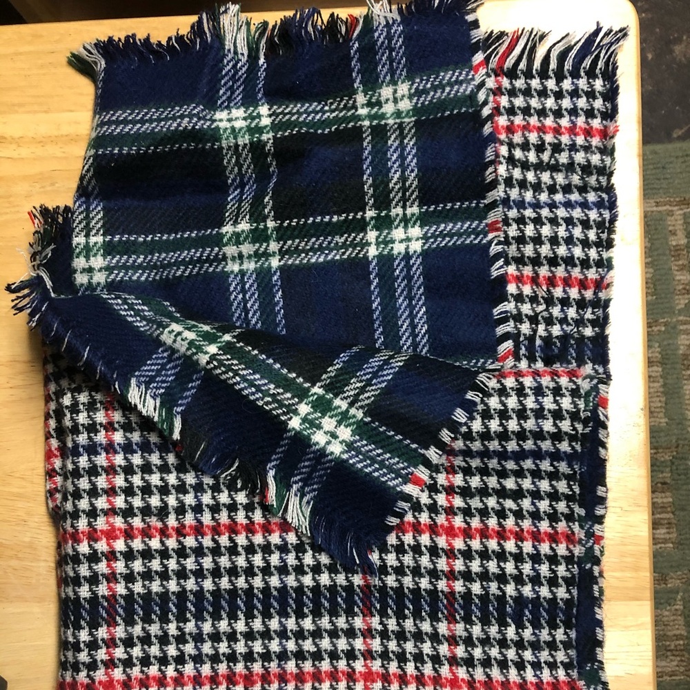Tartan Scarf, reversible